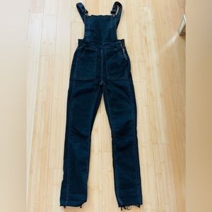 Madewell Black Demin Overall